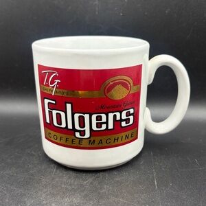 Vintage Folgers TG Sheppard Ceramic Coffee Mug Cup, Made in England